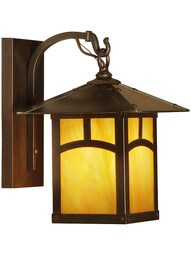 Evergreen Single Sconce In Bronze Finish